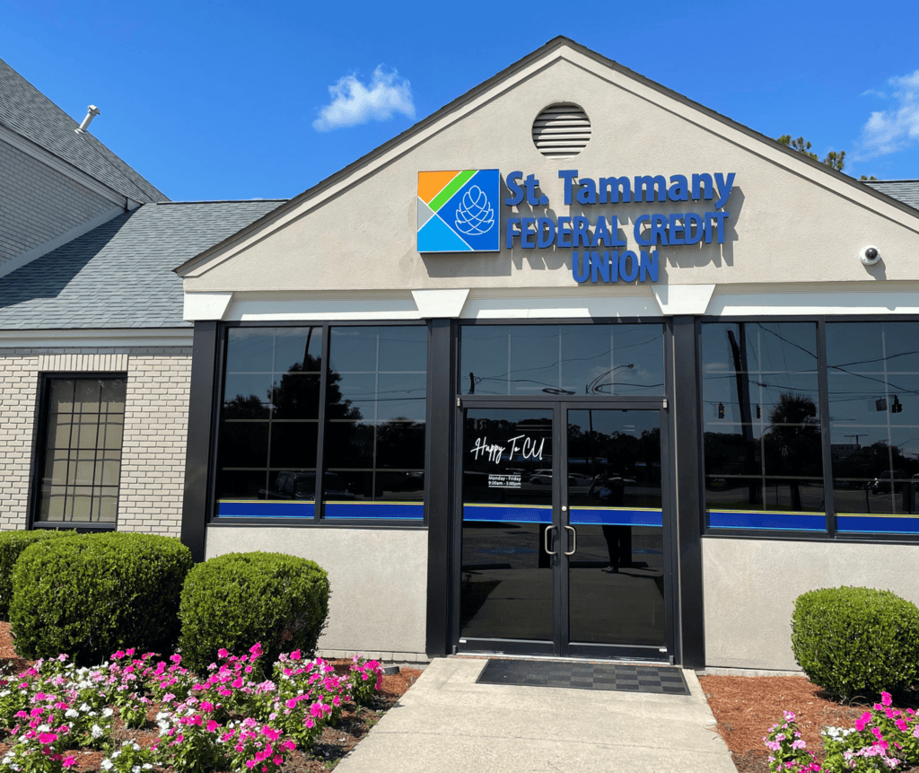 St. Tammany Federal Credit Union branch in Slidell, offering banking and financial services.